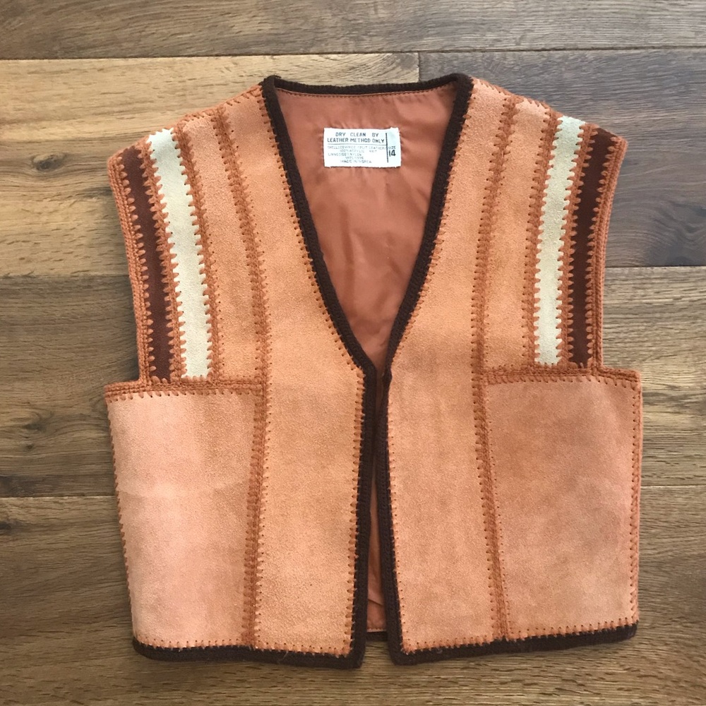 Vintage Genuine Leather Vest